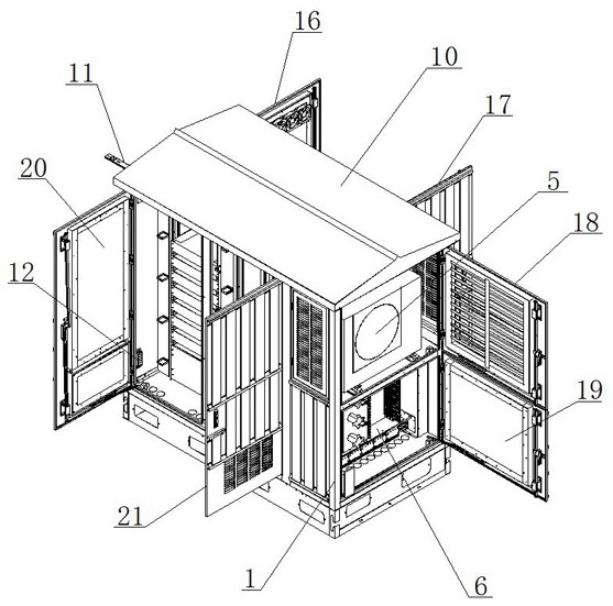 5GBBU energy-saving outdoor beautification cabinet