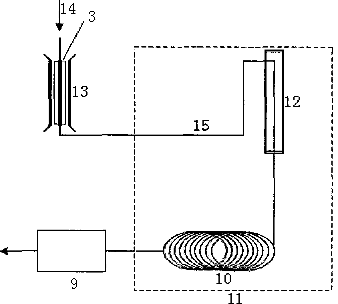 Decompressed purge-and-trap processing equipment for non-volatile organic compound in water sample and processing method thereof