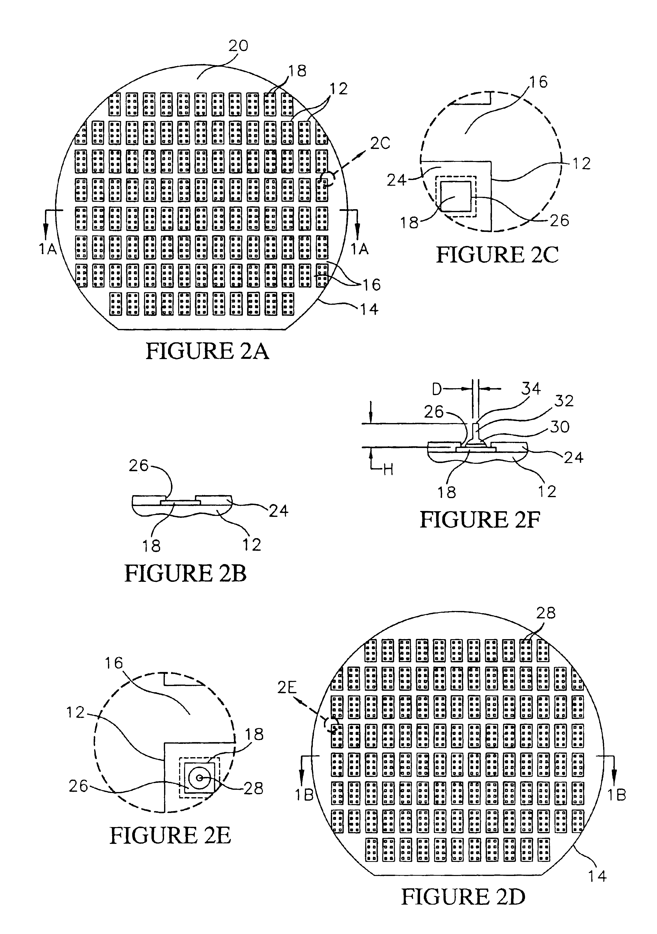 Semiconductor component having encapsulated, bonded, interconnect contacts