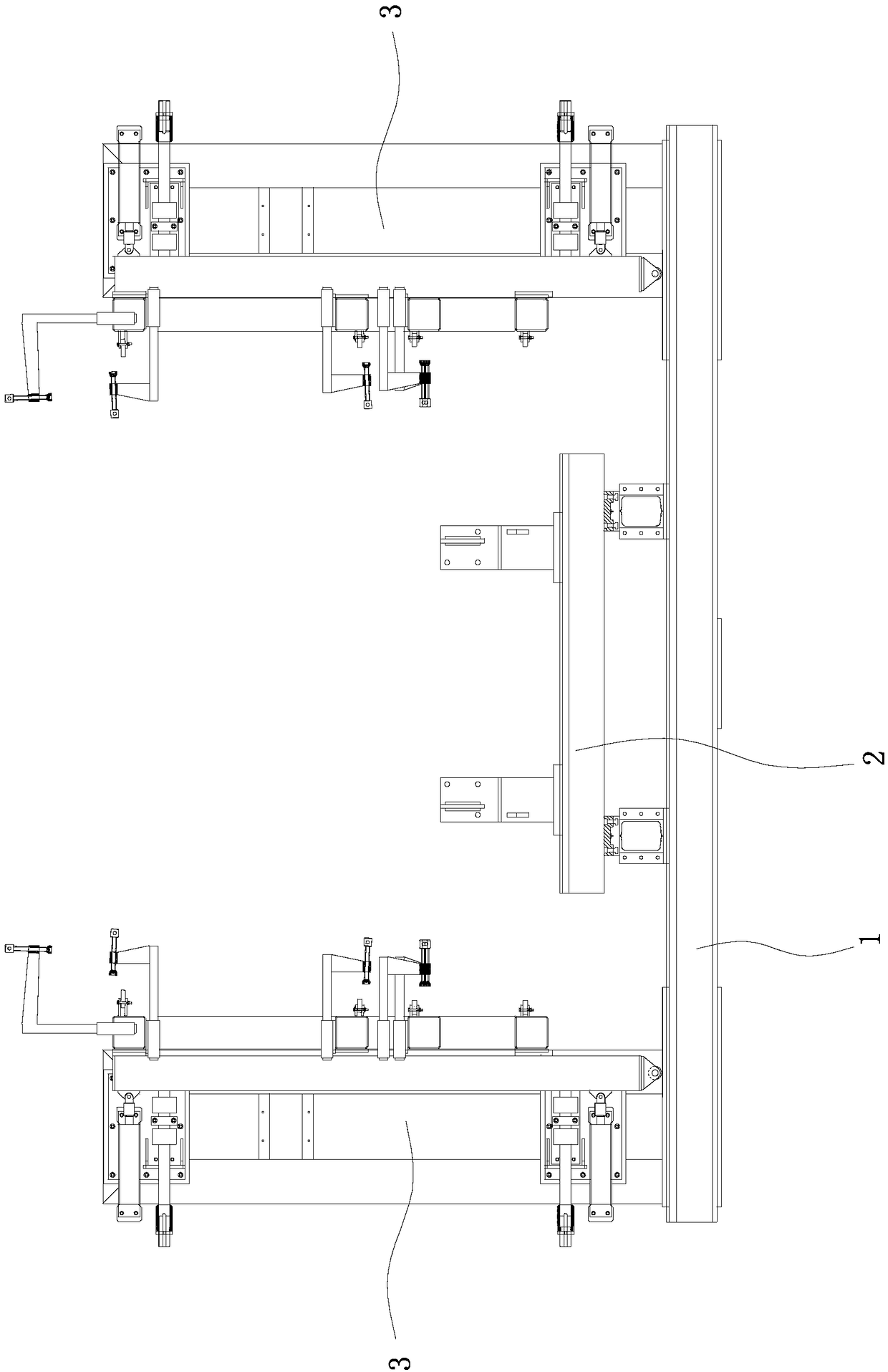 General assembly tool for M vehicle body of tram and process thereof