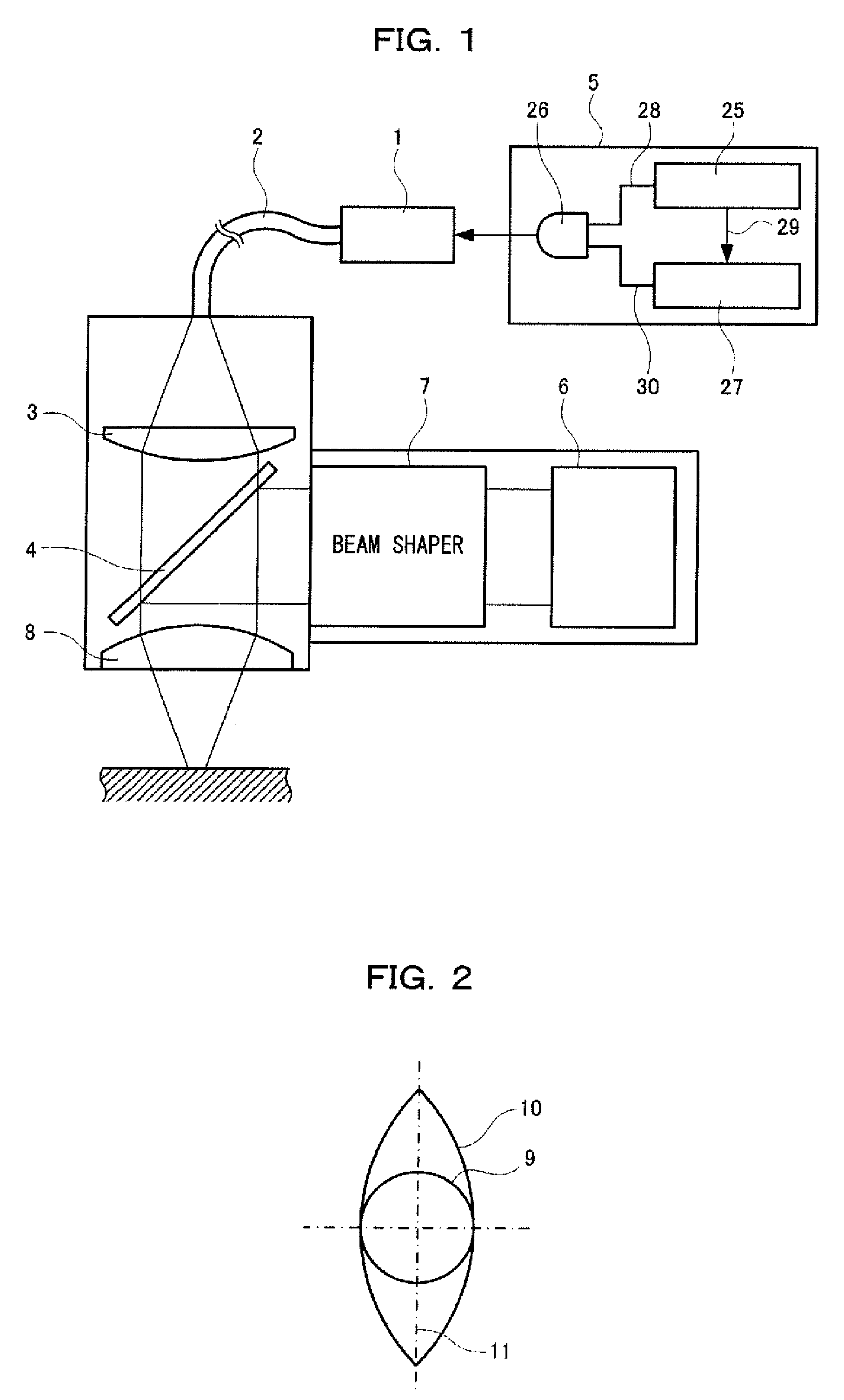 Laser apparatus and manufacturing method of a battery