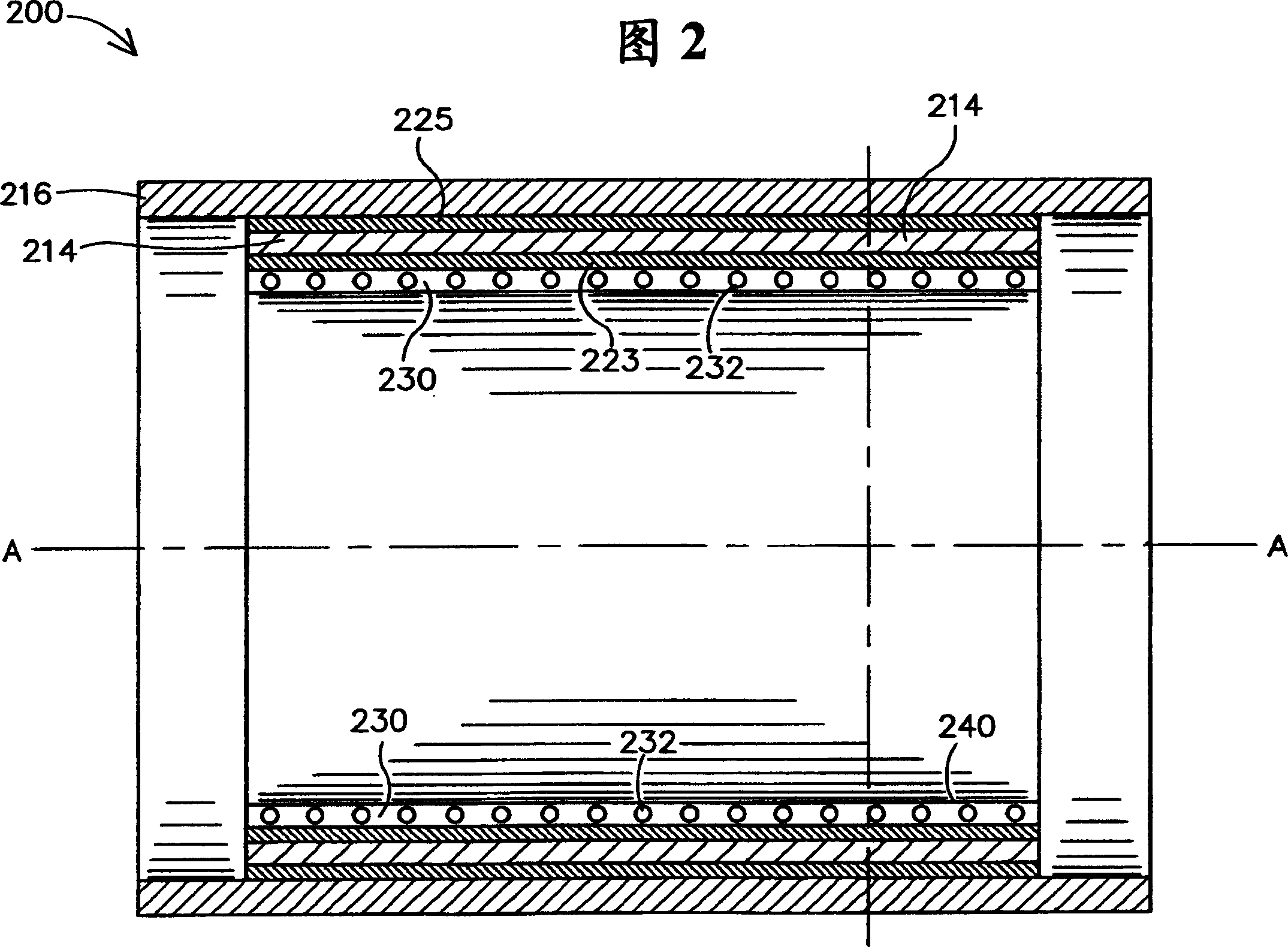 Apparatus for active cooling of a mri patient bore in cylindrical mri systems