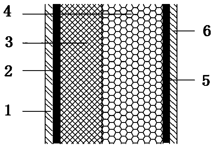 Composite flame retardant paper honeycomb insulating external wall panel for cold regions and installation method