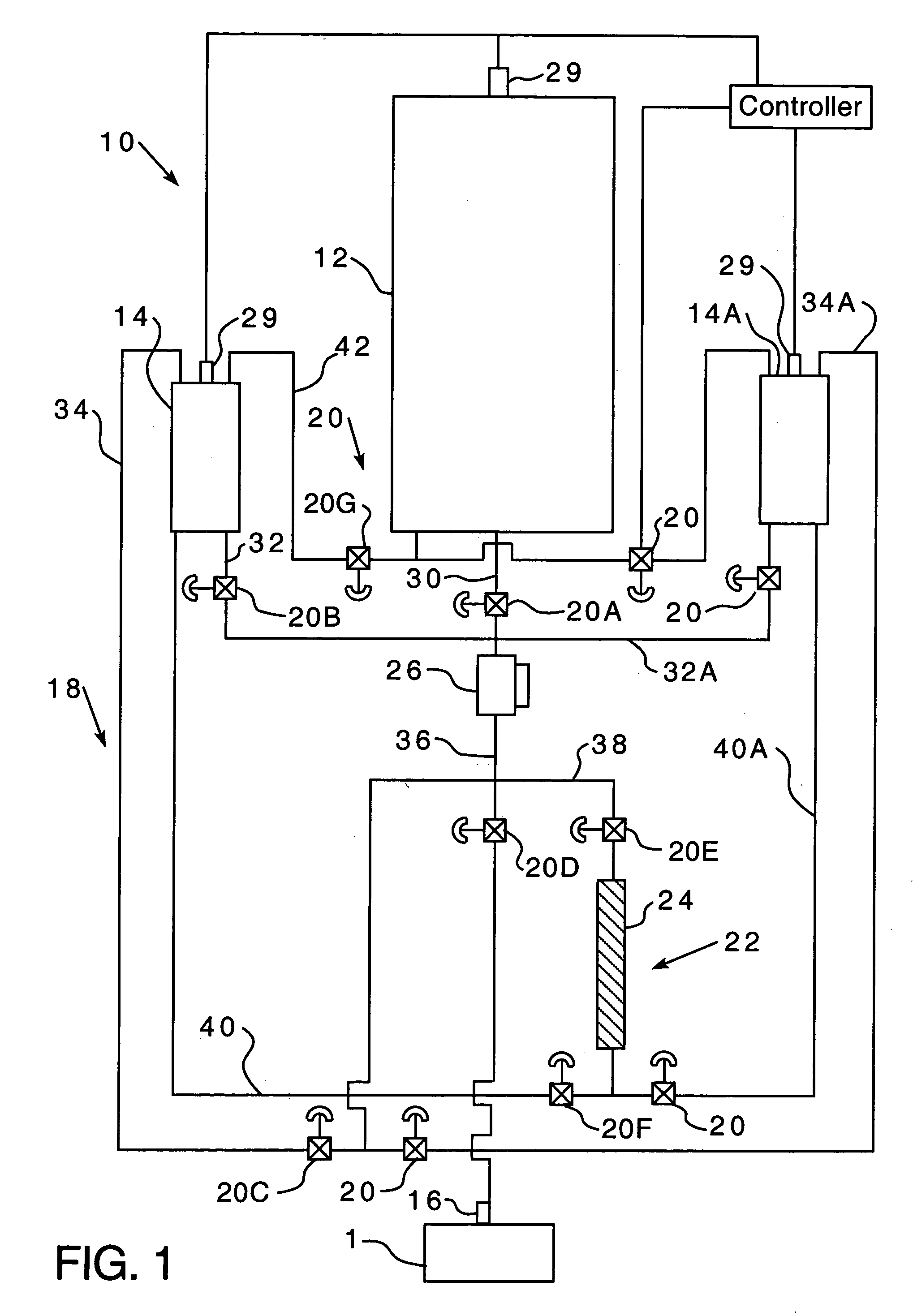 Pressurized liquid natural gas filling system and associated method