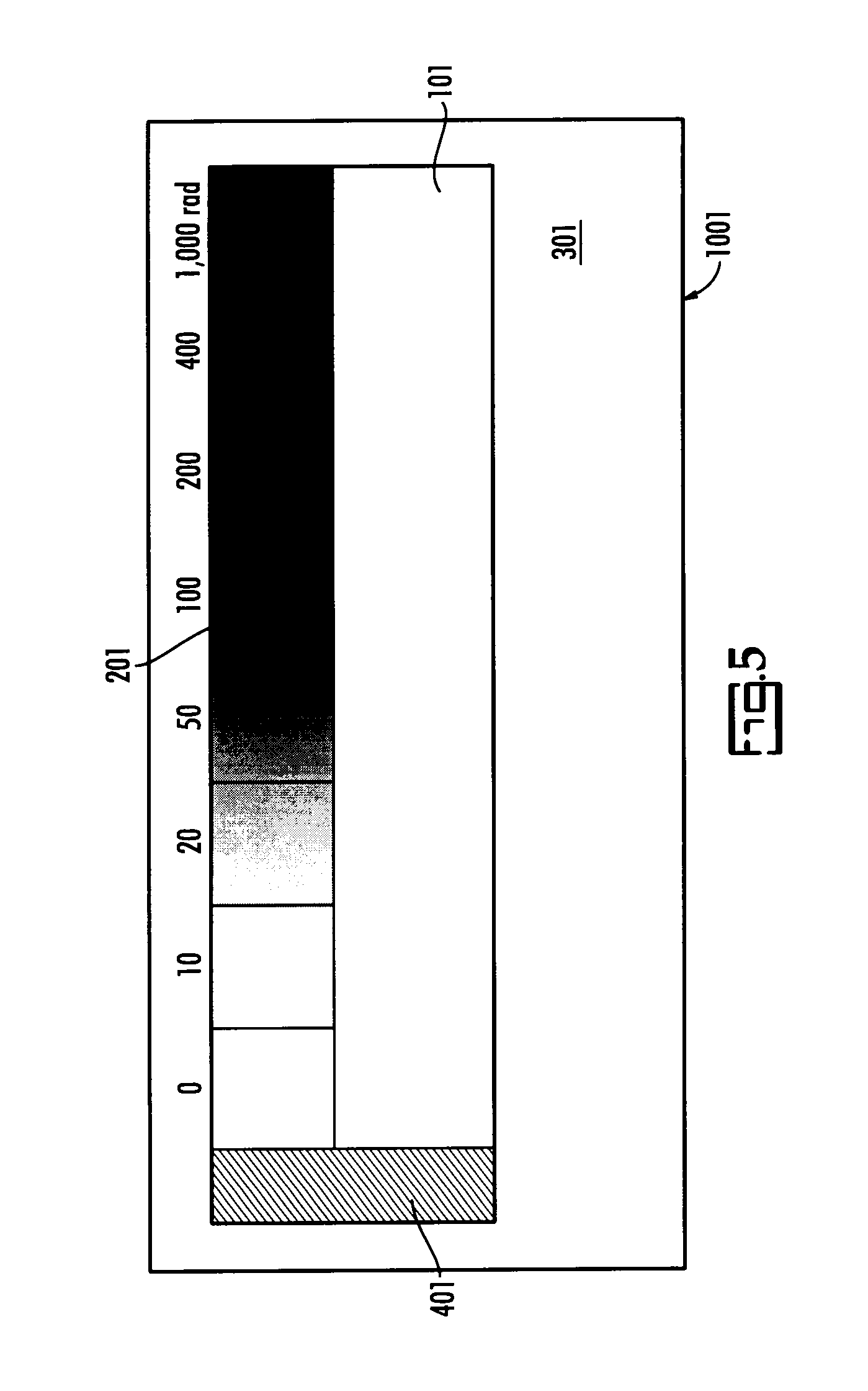Personal and area self-indicating radiation alert dosimeter