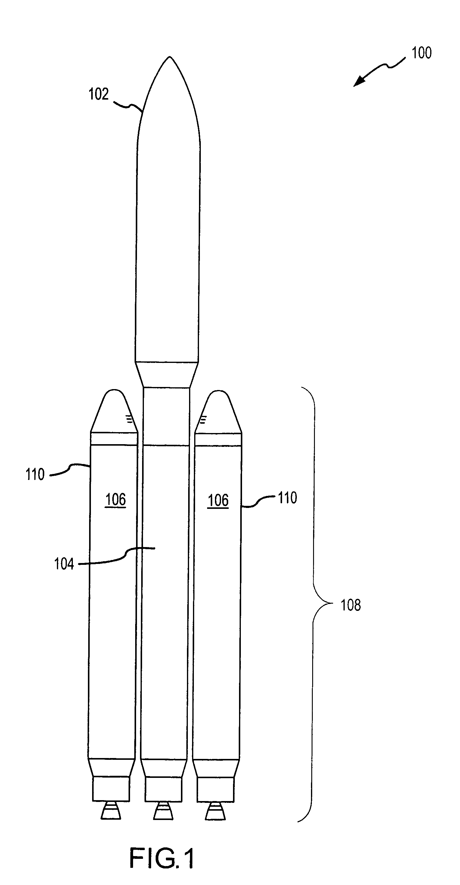 Propellant management system and method for multiple booster rockets
