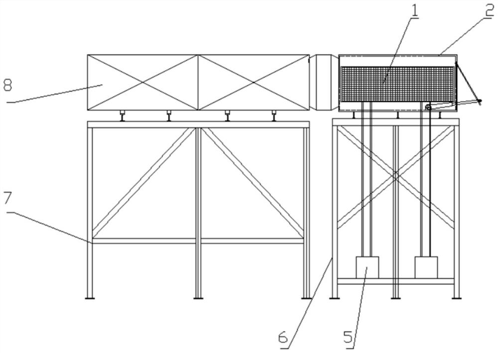 Comprehensive ventilation system for tunnel construction and control method