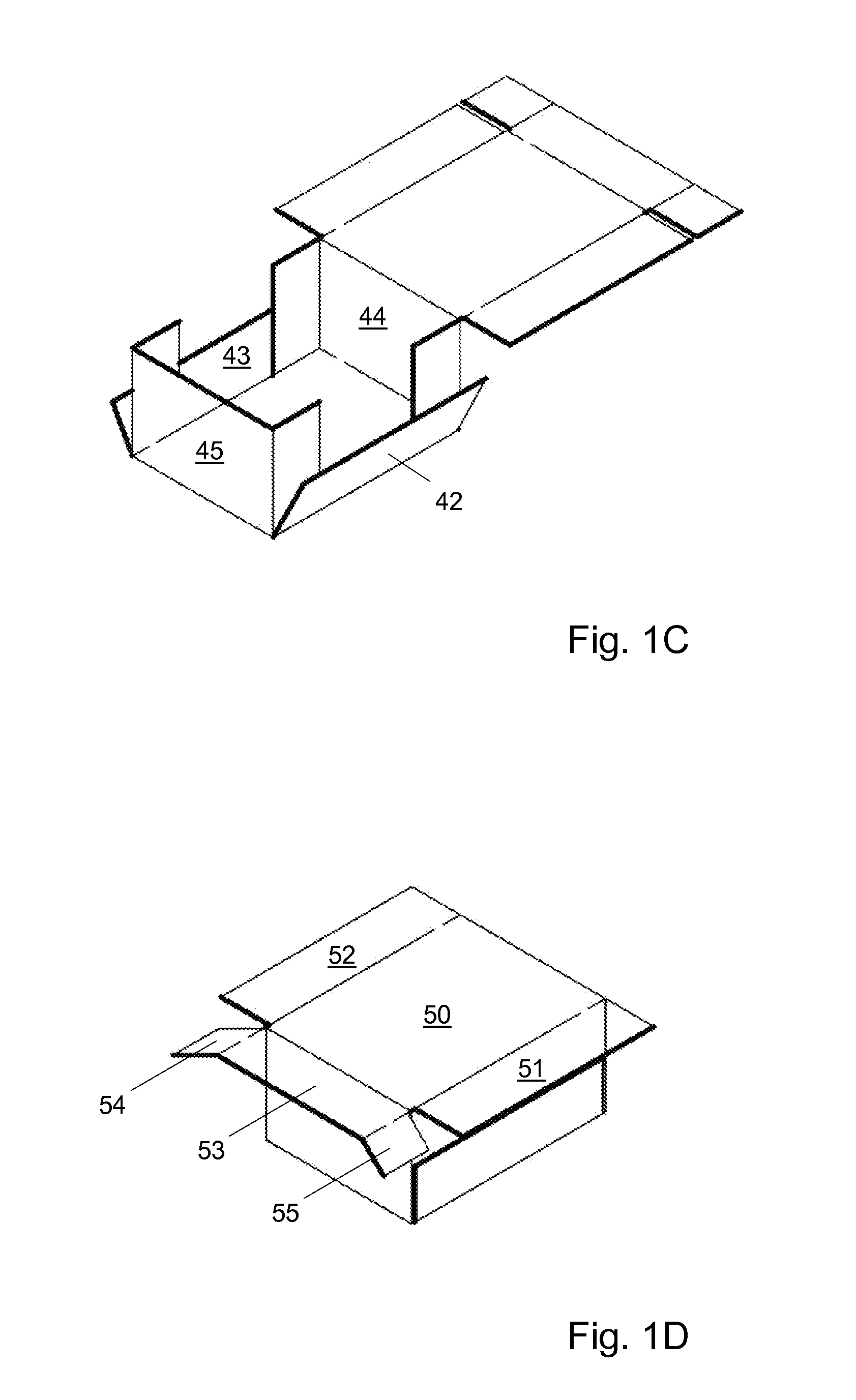 Blank for a box, assembly of a blank and a tape for a box and a box formed from such blank and/or such assembly