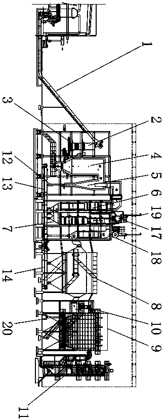 System and treatment method for sludge incineration and exhaust gas treatment