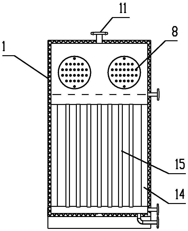 Dish-shaped flame low-nitrogen negative-pressure hot water unit and operation method thereof