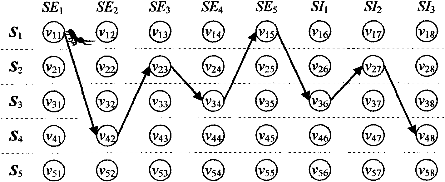 Technology for optimizing service life of heterogeneous wireless sensor network based on ant colony search algorithm