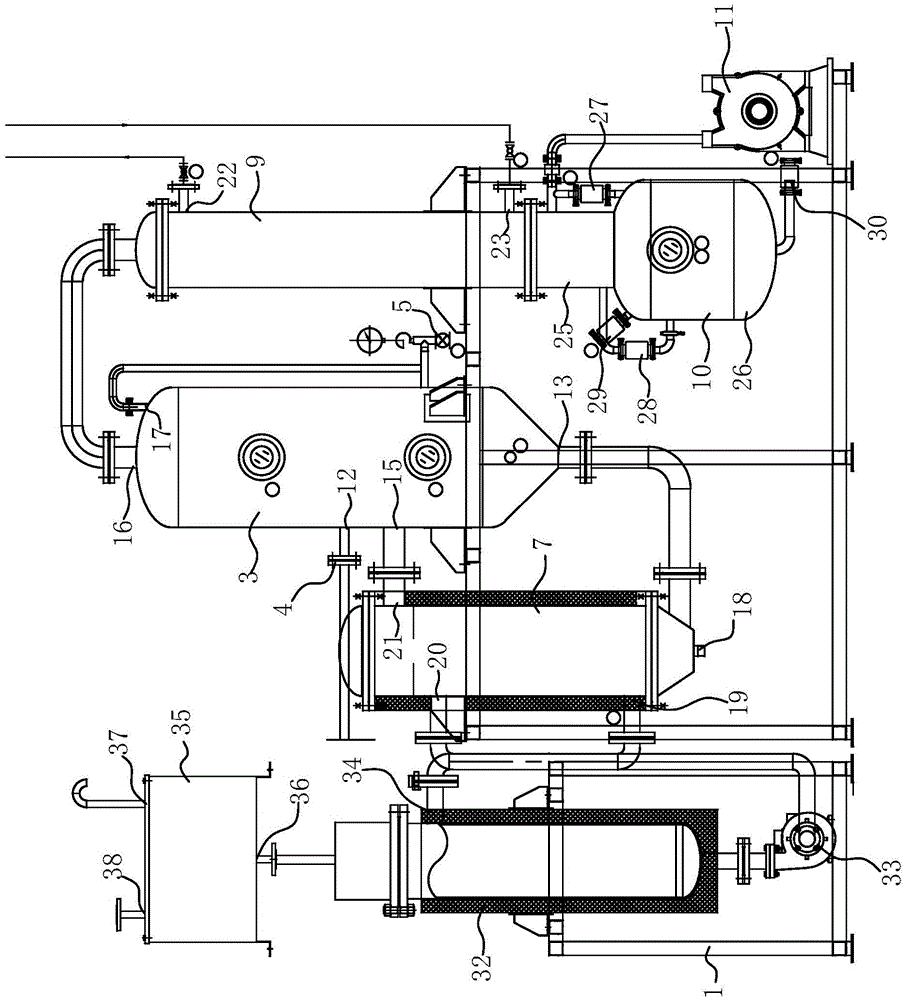 Chemical nickel waste liquid integrated processing system