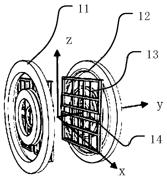 Ultra-low-field nuclear magnetic resonance imaging device applied to cerebral stroke diagnosis