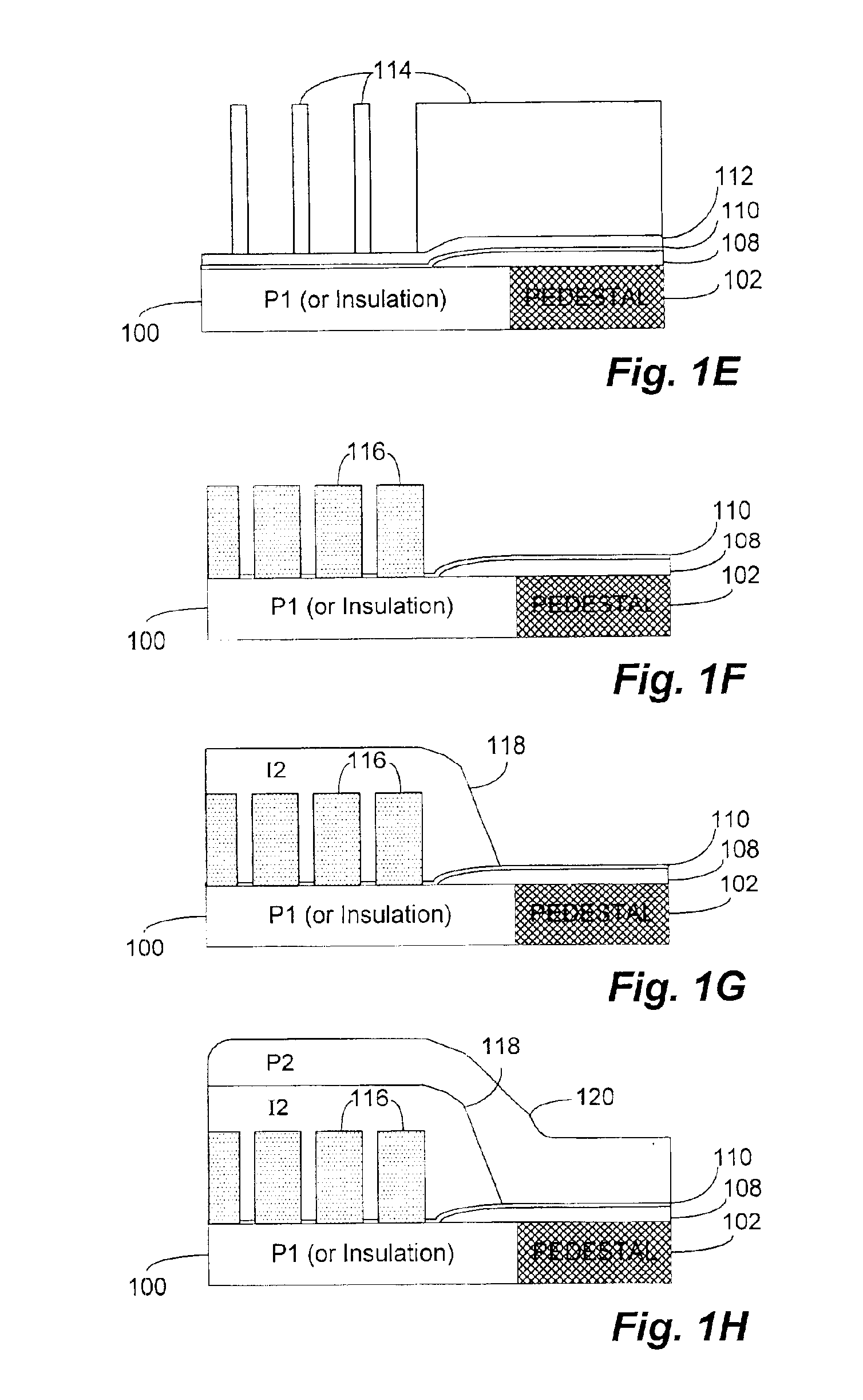 Write head with high moment film layer having tapered portion extending beyond write gap layer