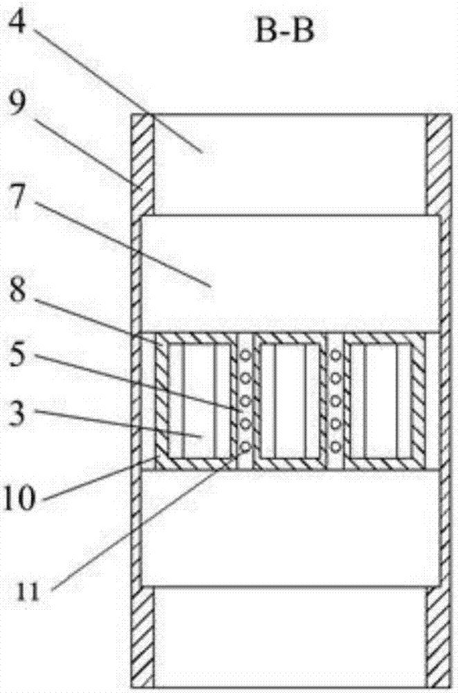 Gas-solid mixed heating powdered oil shale destructive distillation apparatus