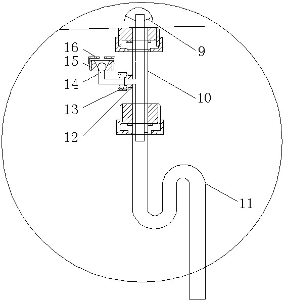 Marine full-pressure air cooler capable of automatically controlling temperature and humidity