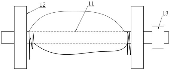 Warp beam assembly with high strength structure for warp knitting machine