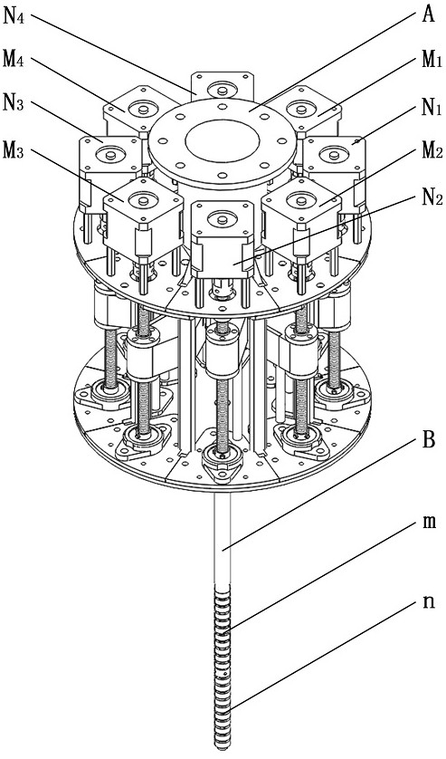 Small rope-driven mechanical arm