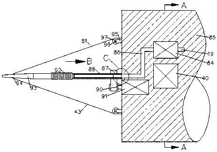 Hydraulic mining control method