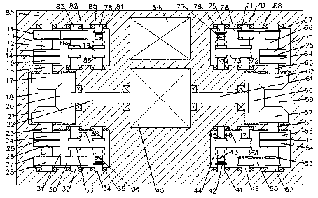 Hydraulic mining control method