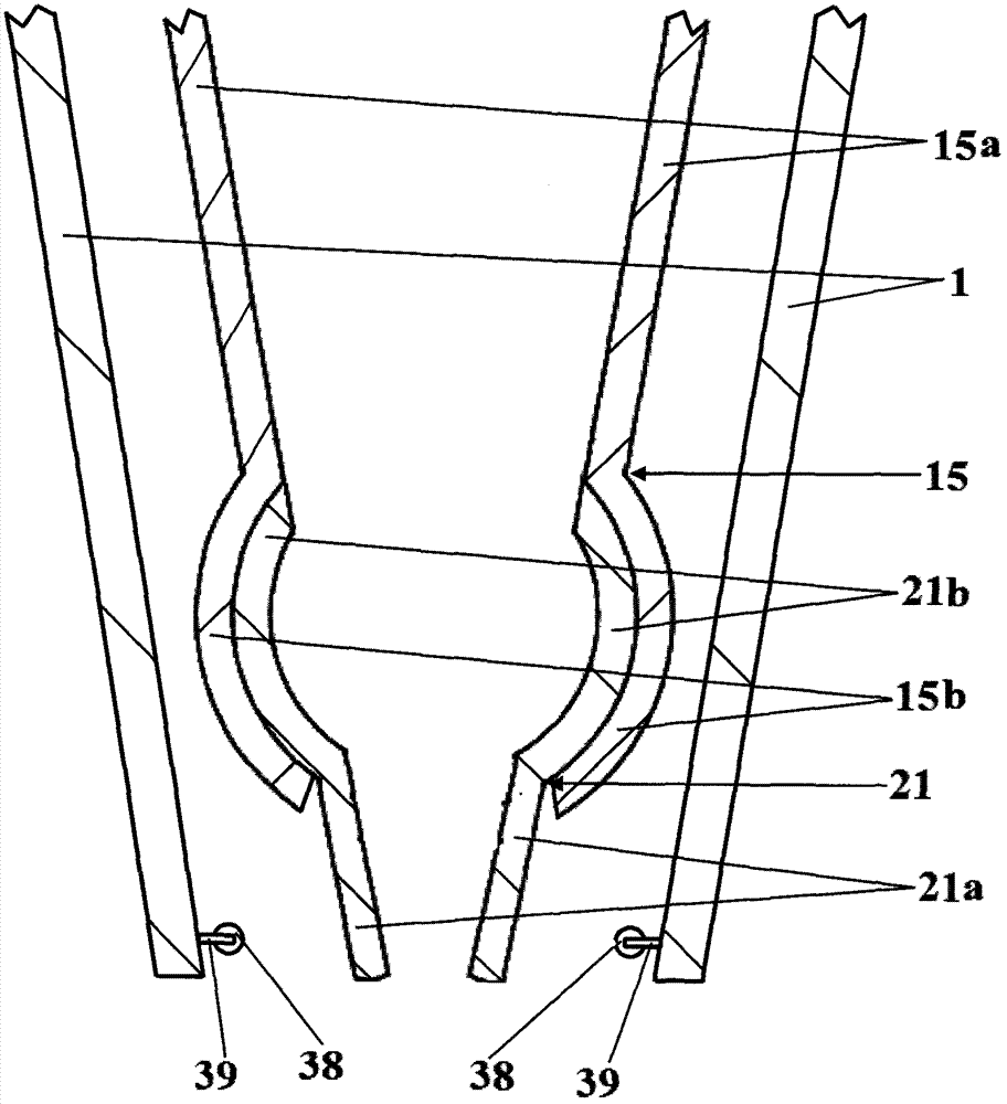 Thrust vectoring nozzle of jet engine mounted on underwater ship