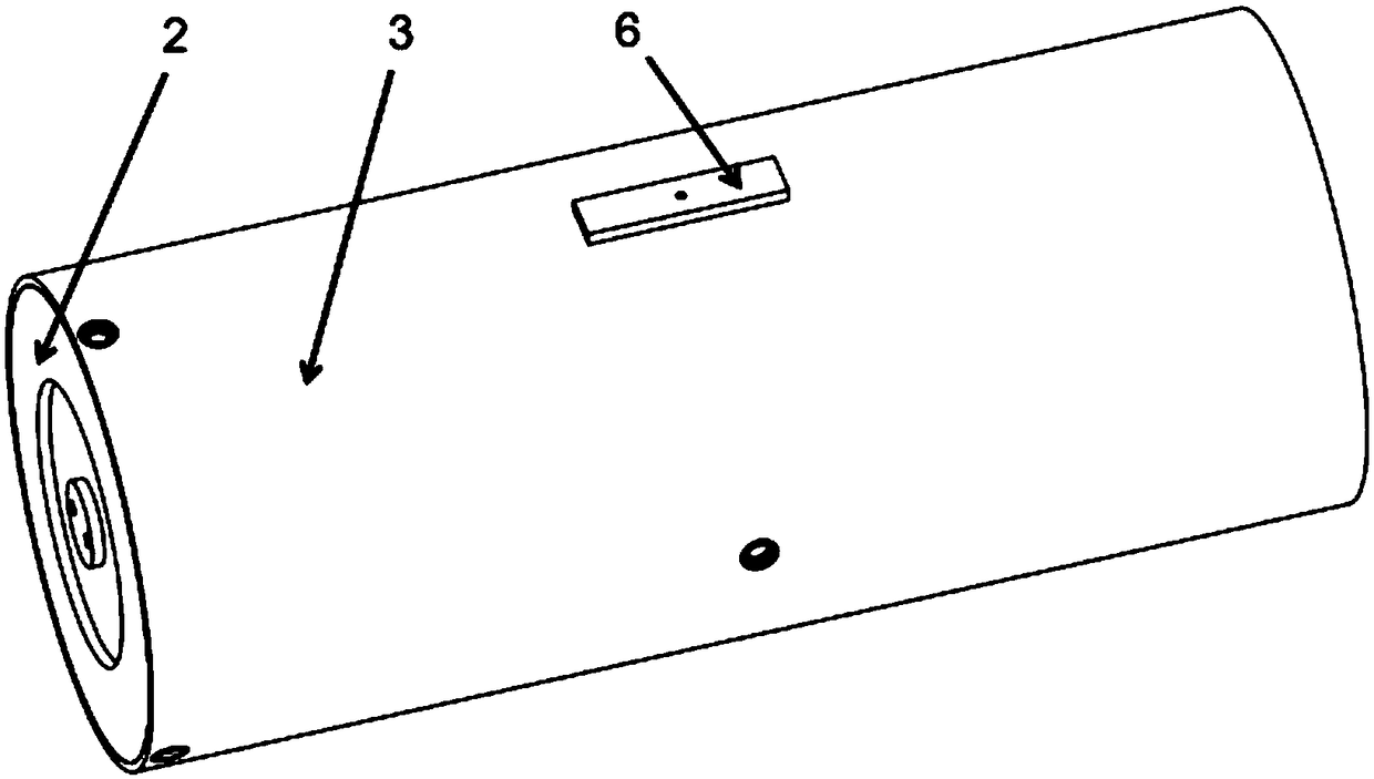 A spring accumulator type flying net retracting device