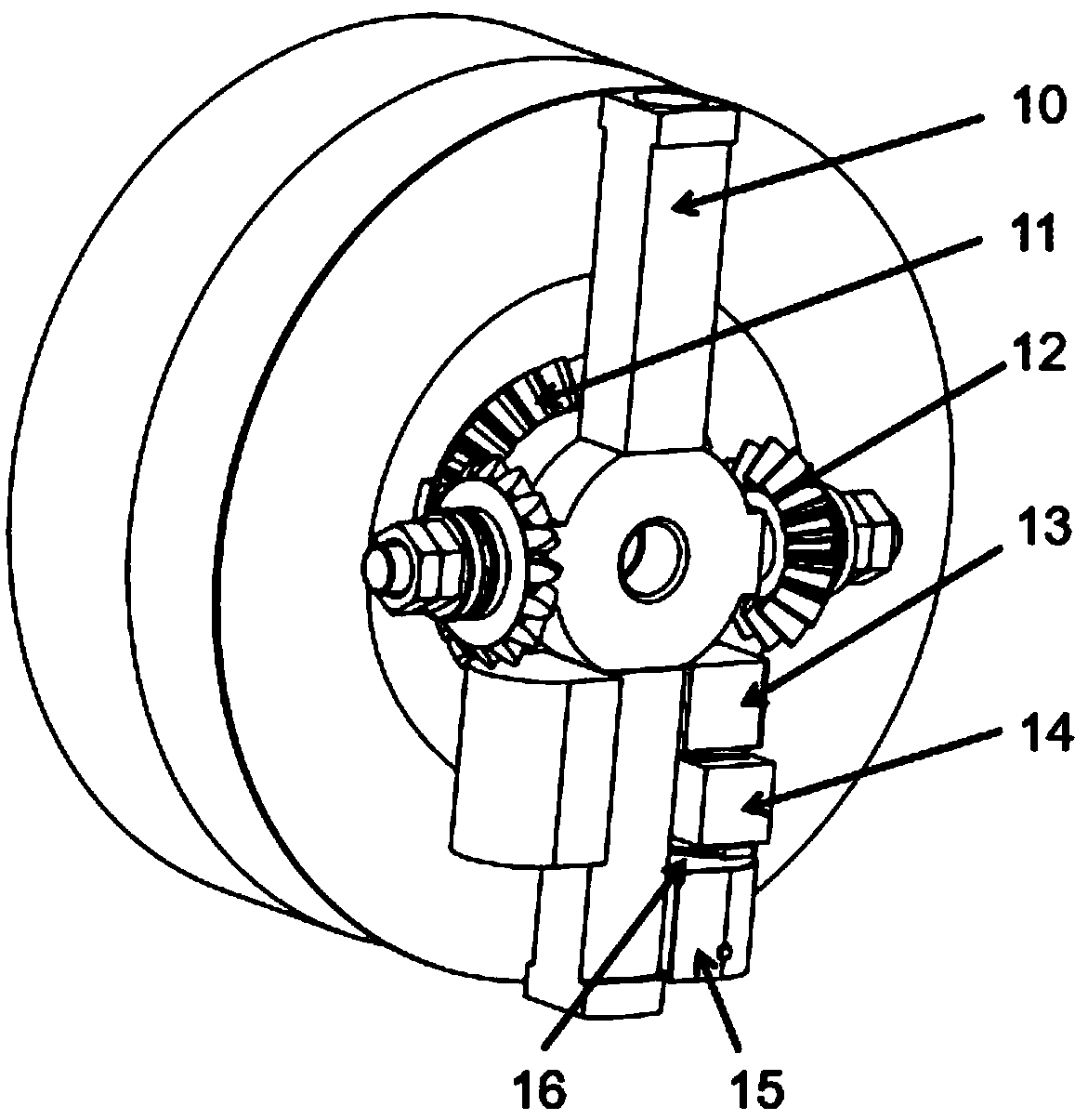 A spring accumulator type flying net retracting device