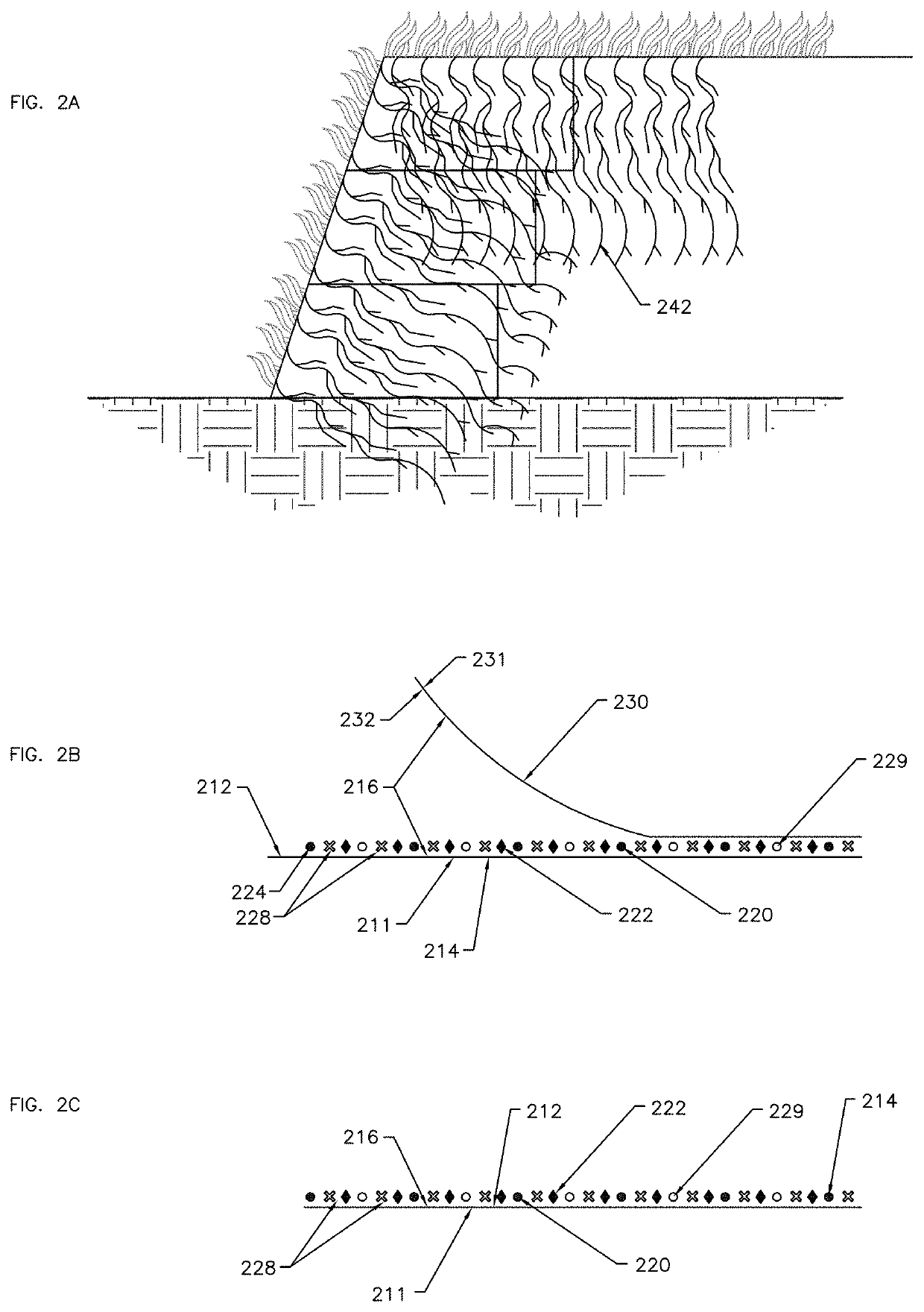 Vegetated retaining wall block apparatus and method