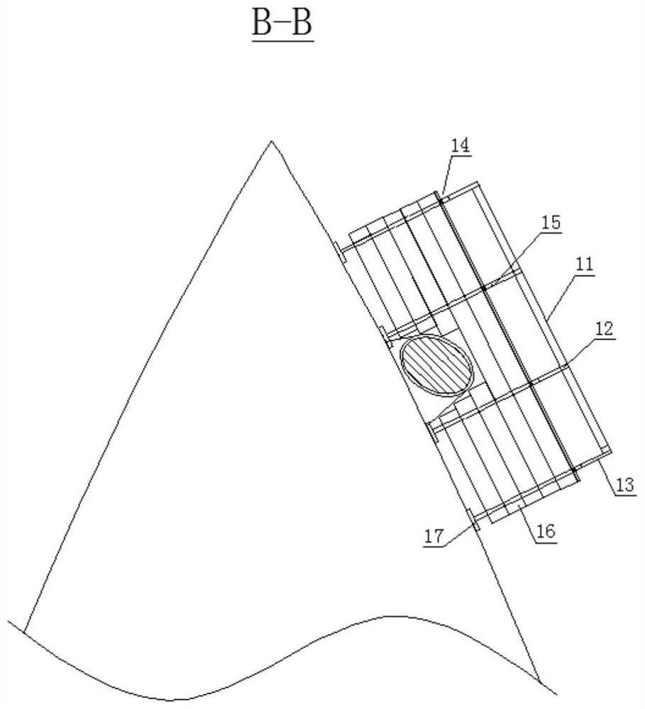 Method for replacing anchor mouth when ship berths at wharf