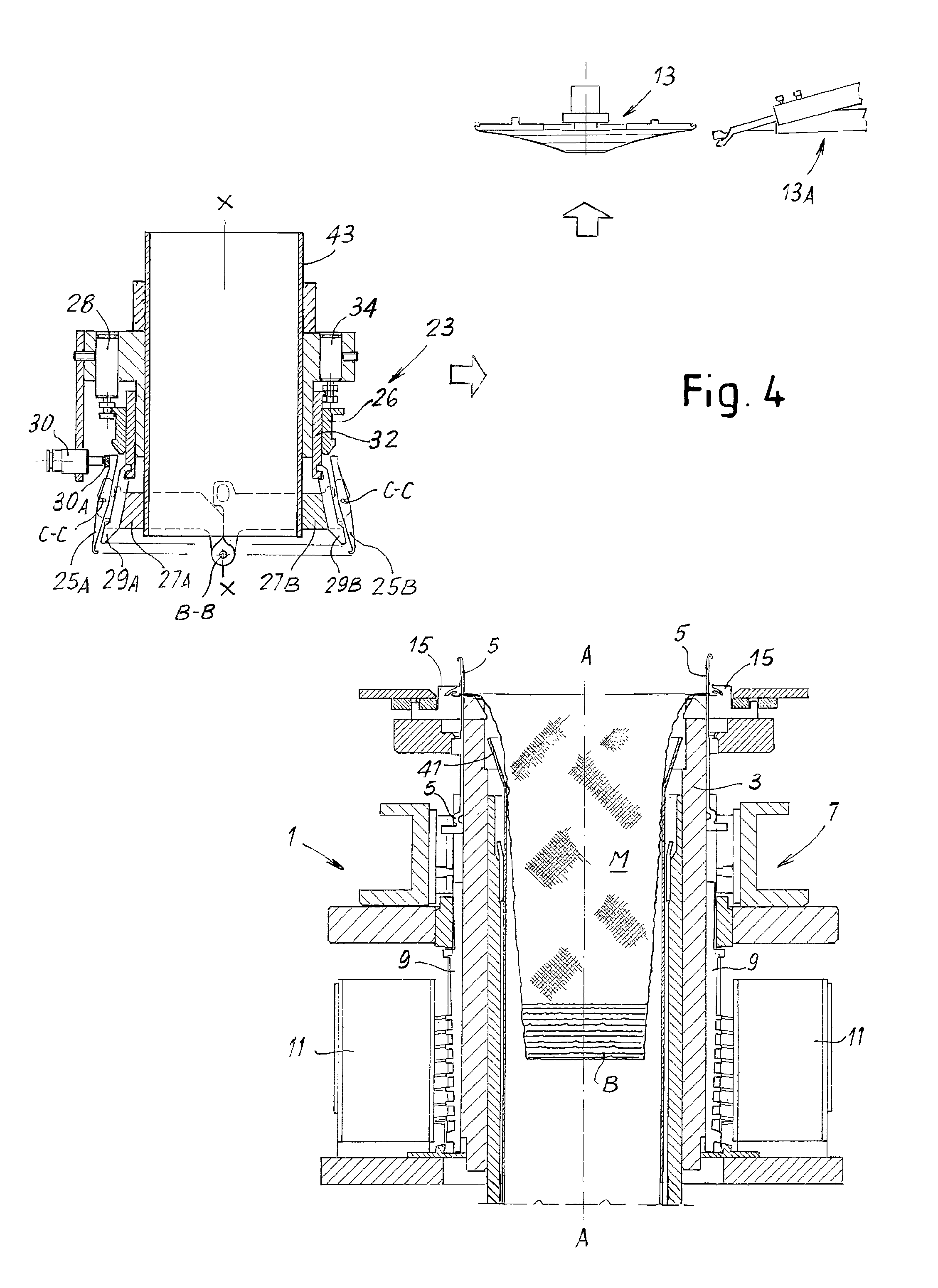 Method and machine for knitting tubular knitted articles