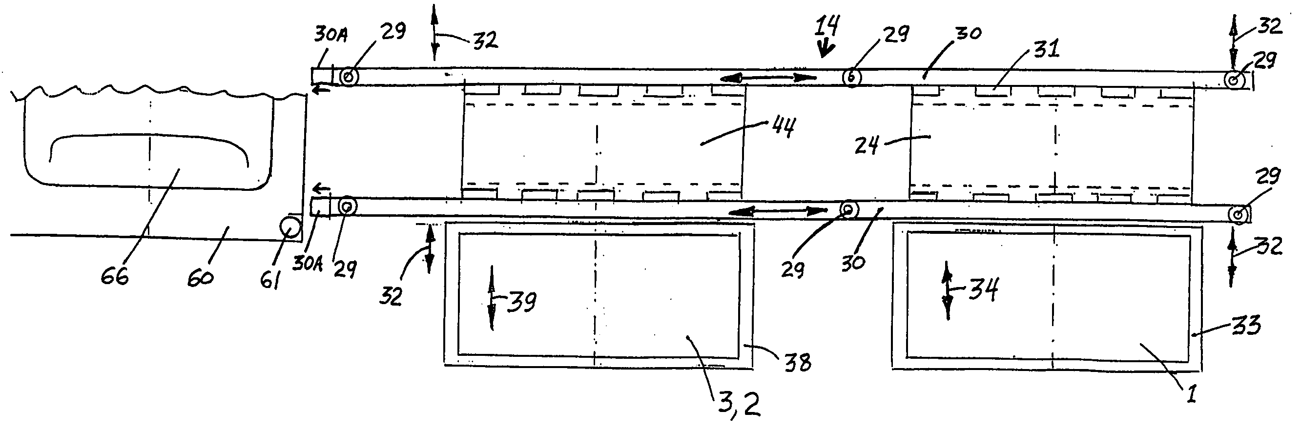 Method and apparatus for producing a three-dimensionally molded, laminated article with transfer-printed surface decoration