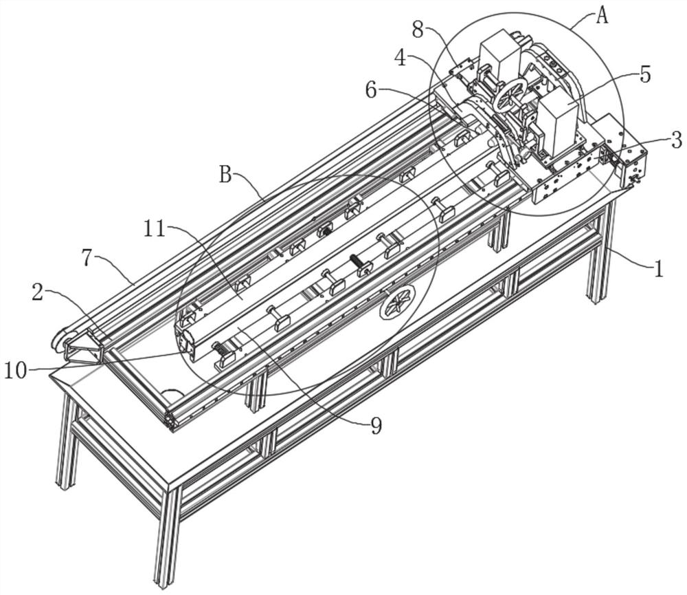 Axial cutting device for rock core sampling tube without damaging sample