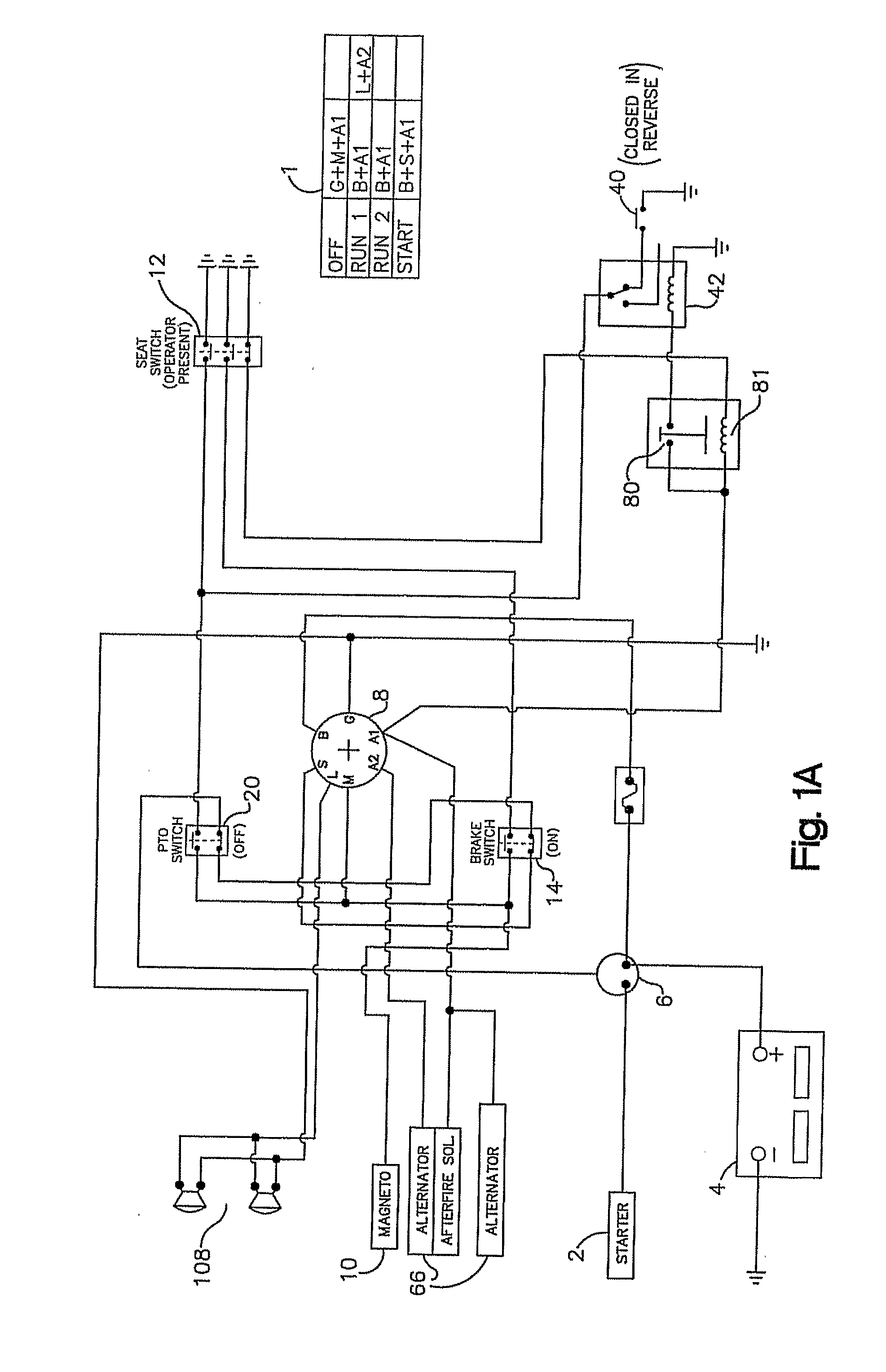 Override Control Circuit For a Lawn and Garden Tractor