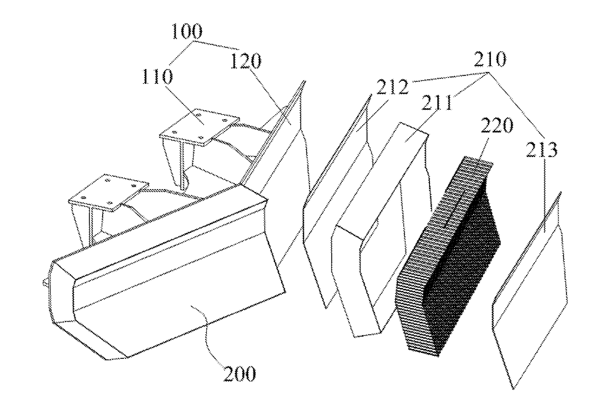 Honeycomb type cowcatcher and energy absorber for rail transit vehicles