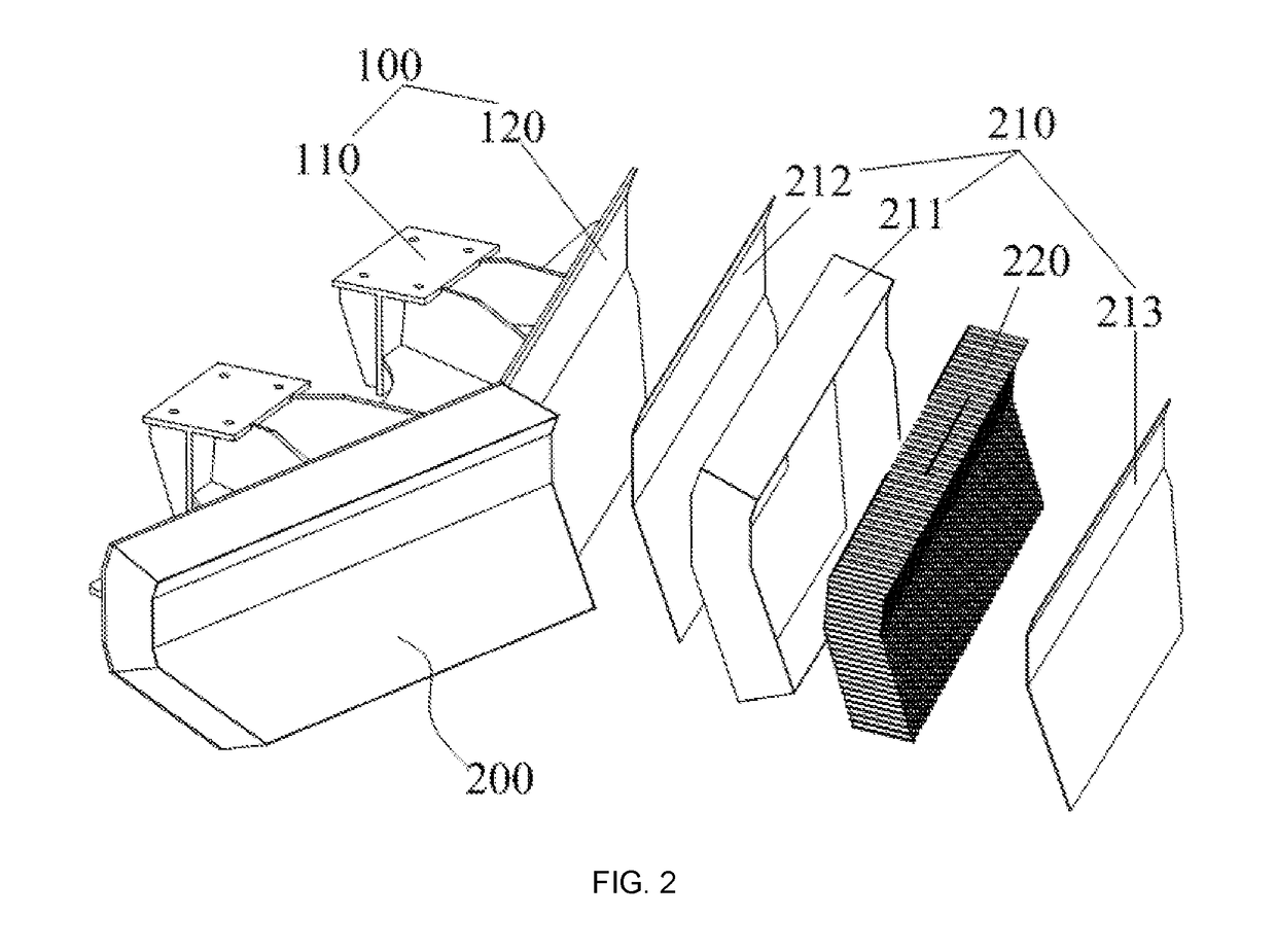 Honeycomb type cowcatcher and energy absorber for rail transit vehicles