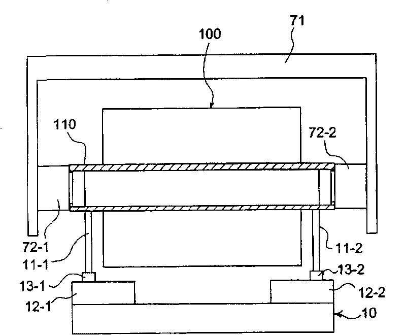 Conveying device of roller body