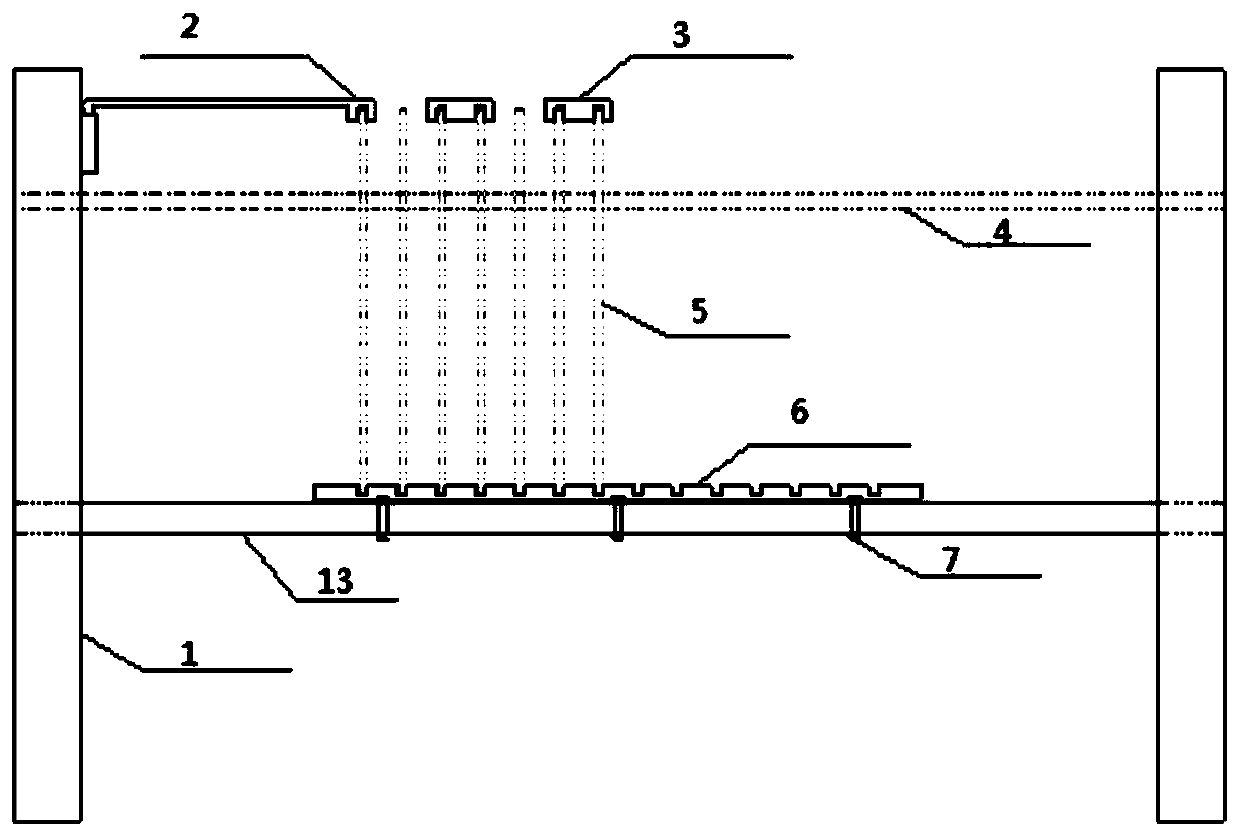 Capping beam steel reinforcement framework shaping binding bench