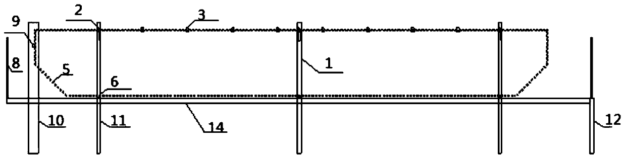 Capping beam steel reinforcement framework shaping binding bench