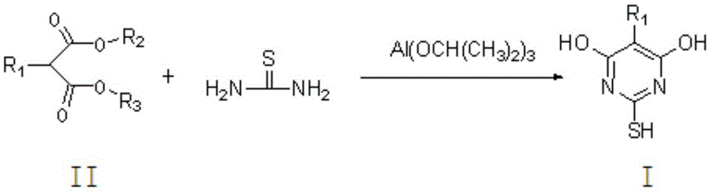 A kind of method for preparing thiobarbituric acid compound