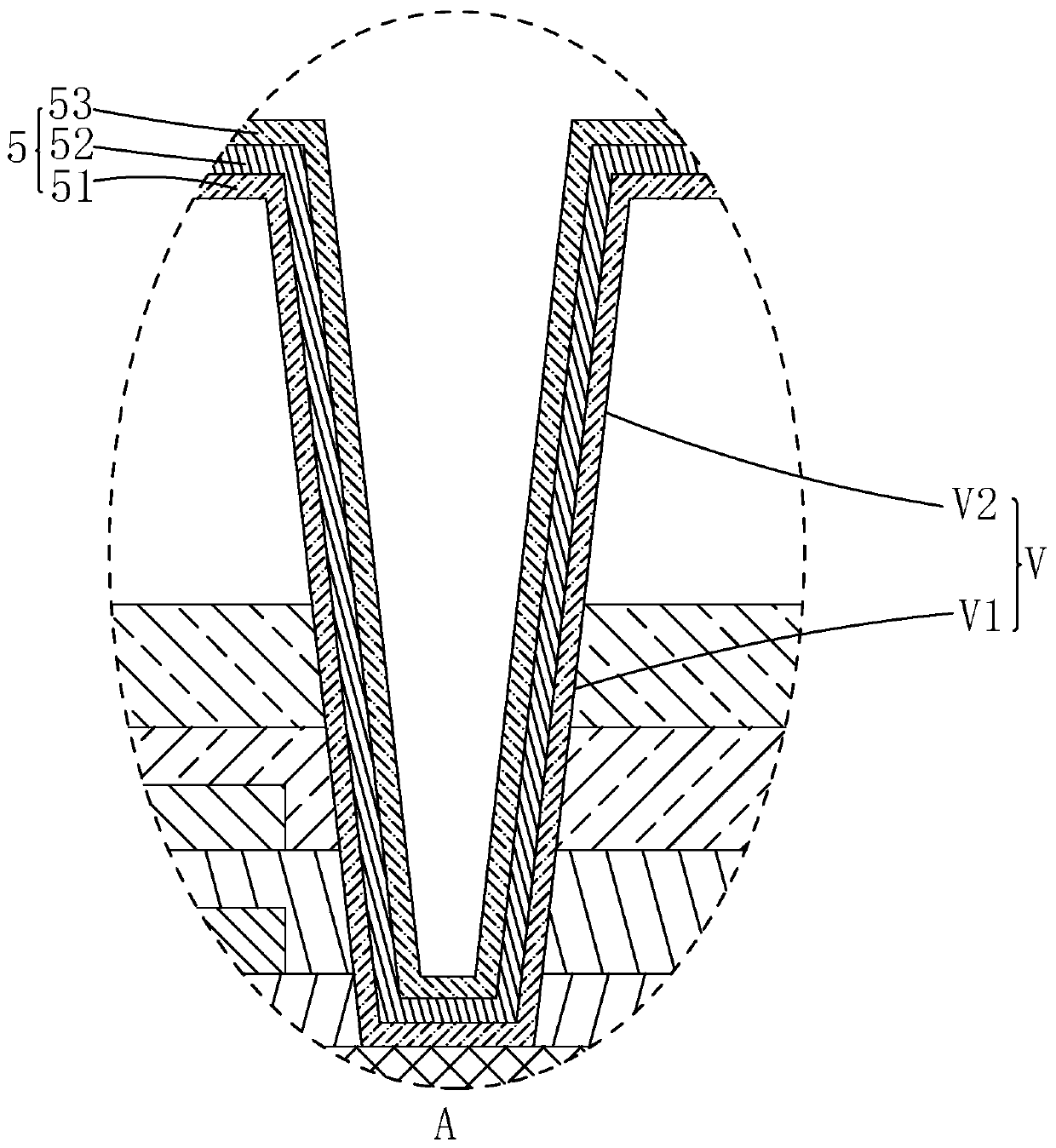 OLED backplane structure and OLED backplane manufacturing method