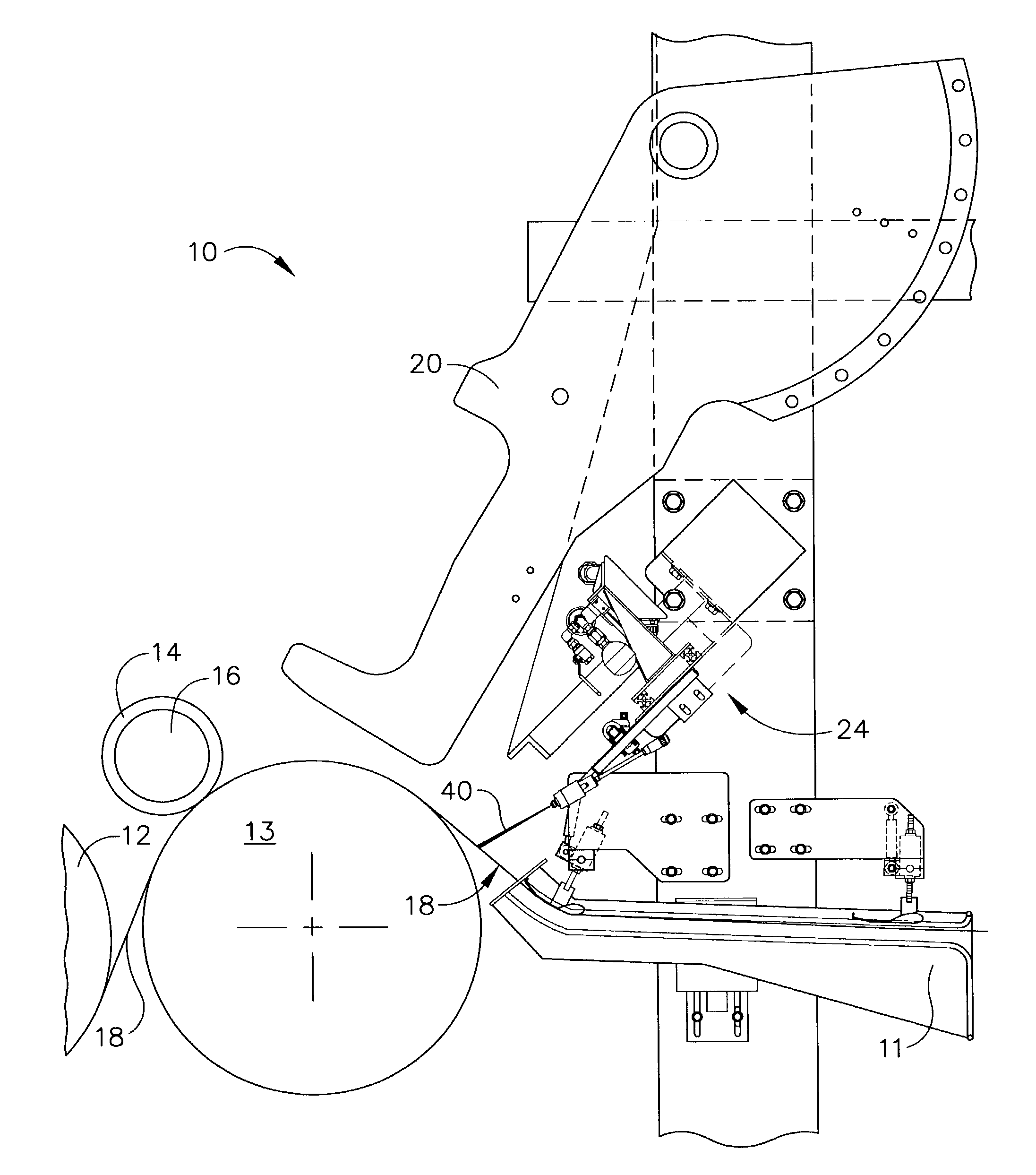 Tissue reel transfer device and method