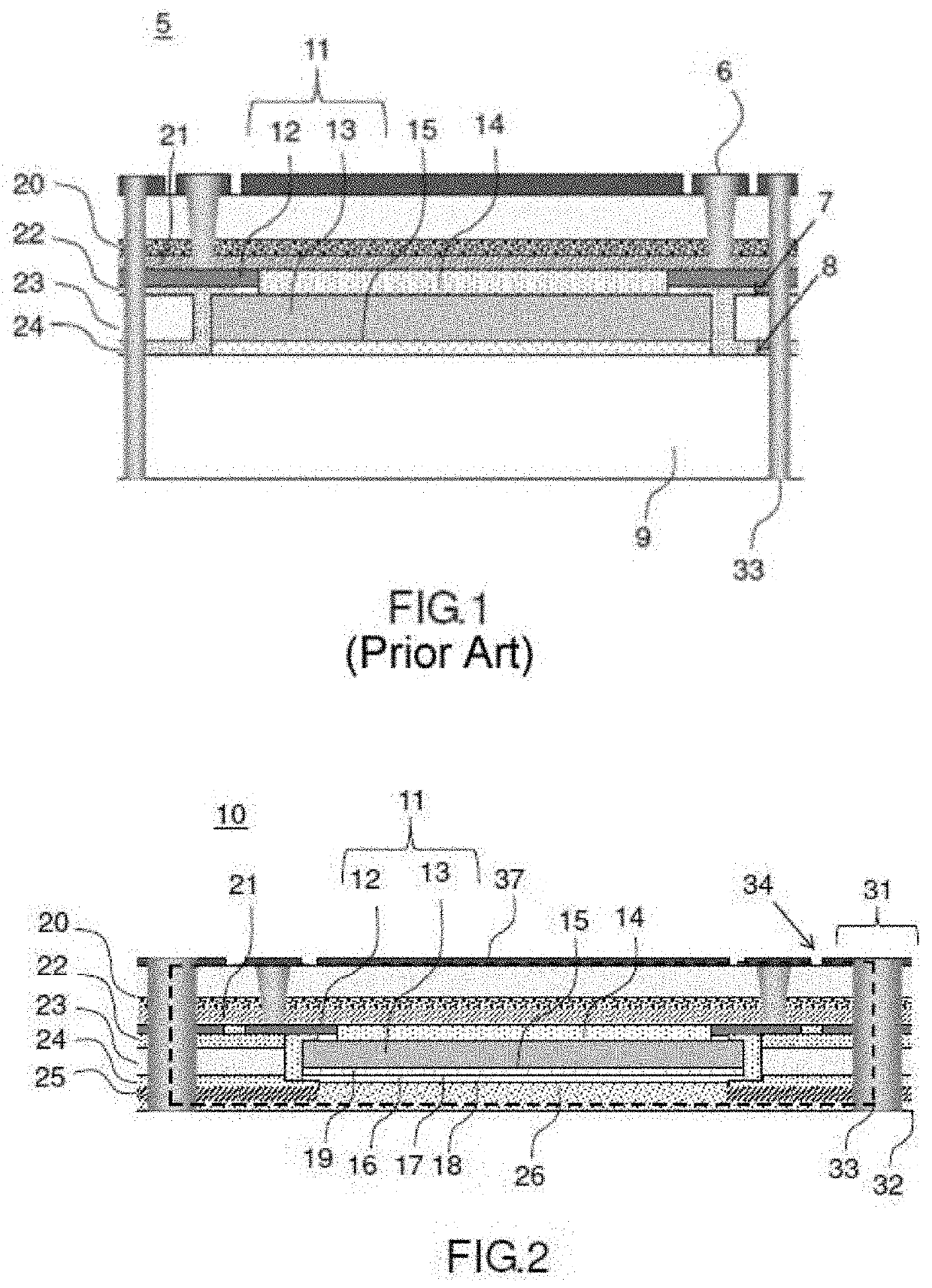 Moisture-resistant electronic component and process for producing such a component