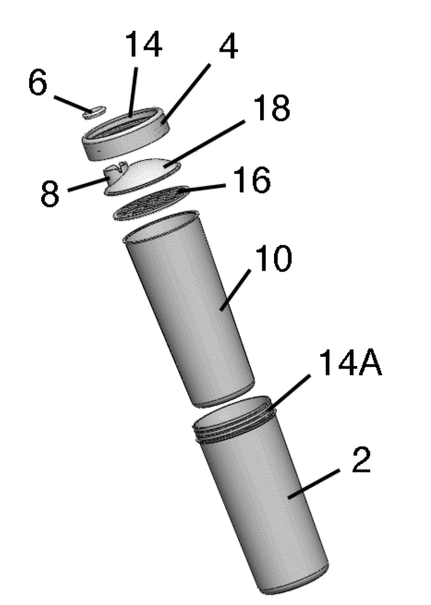 Disposable liner system for cup