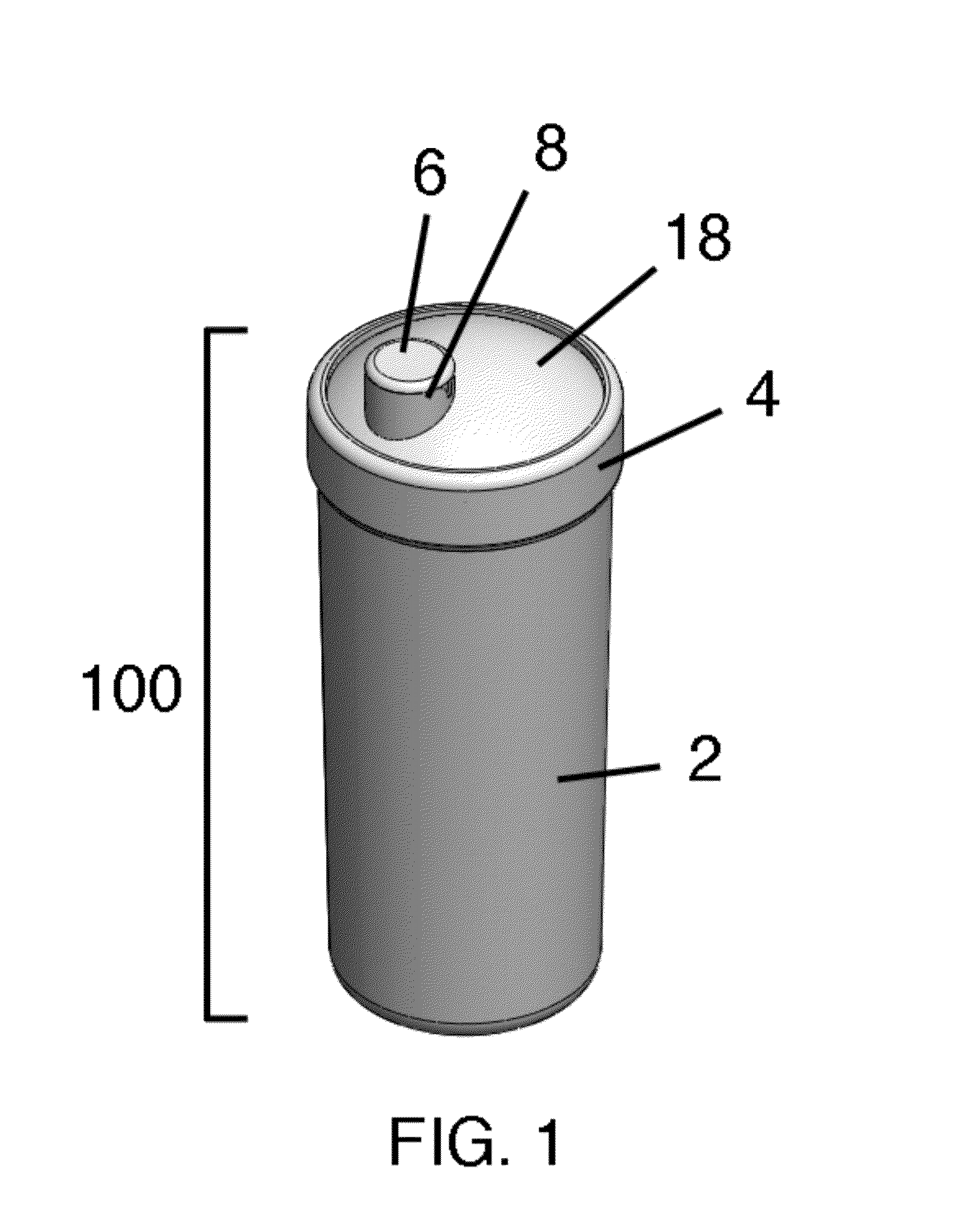 Disposable liner system for cup