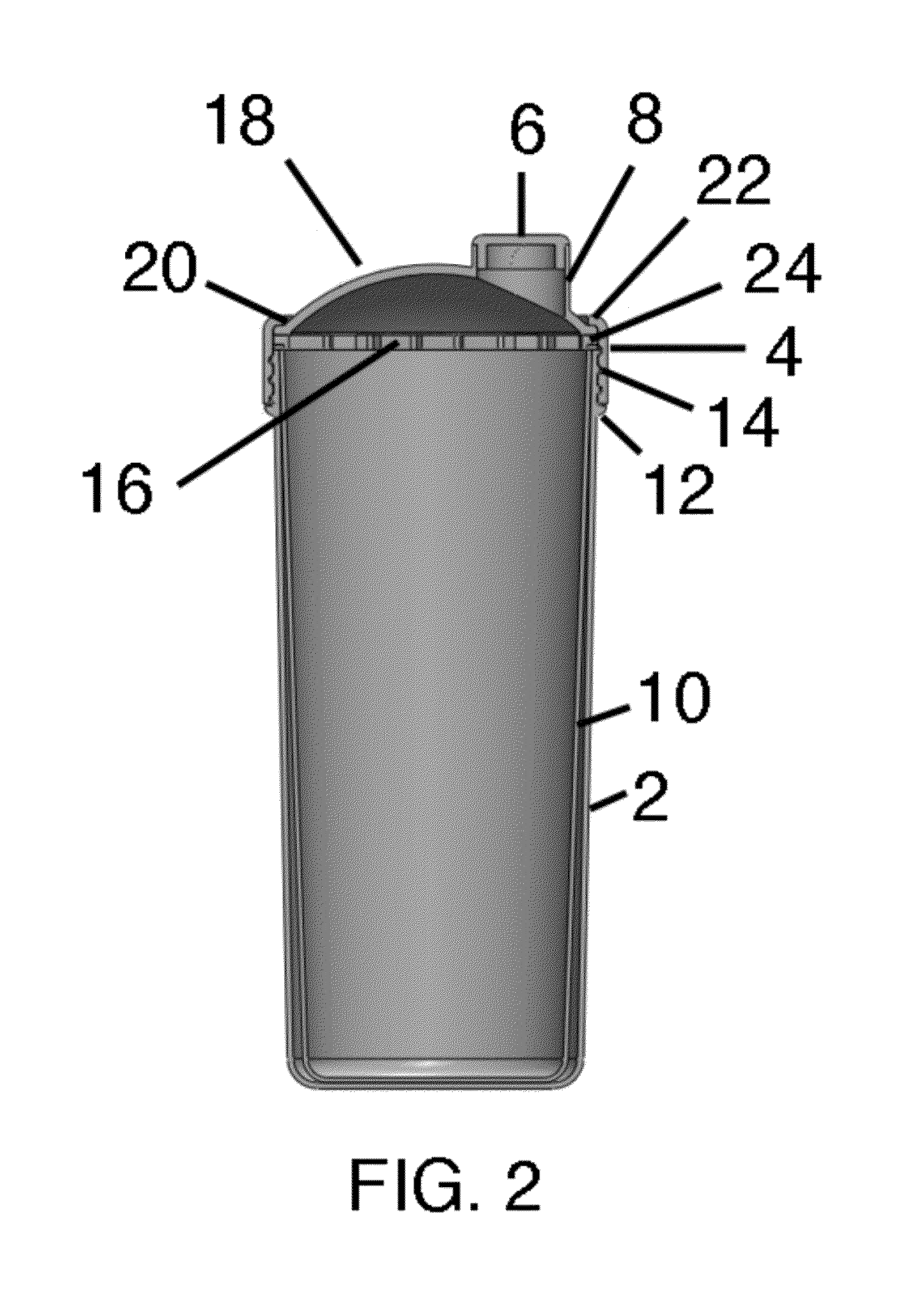 Disposable liner system for cup