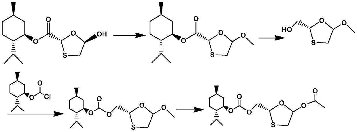 A kind of method of synthesizing lamivudine intermediate