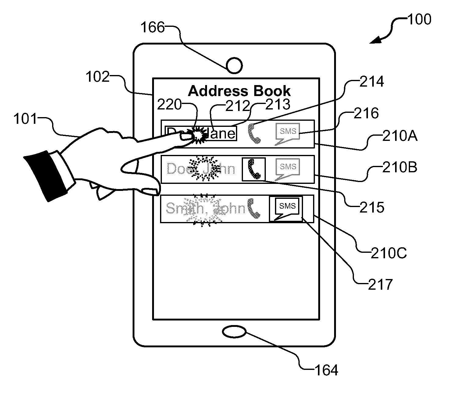 User interface elements augmented with force detection