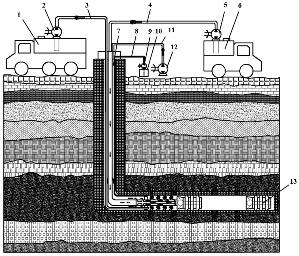 A fracturing method for enhanced heat transfer with low-temperature fluid in horizontal wells