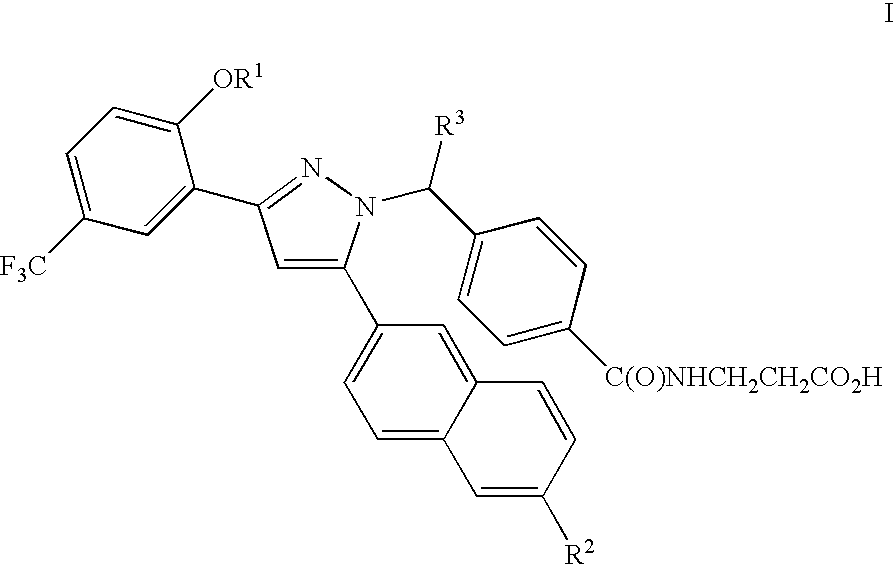 Pyrazole derivatives, compositions containing such compounds and methods of use