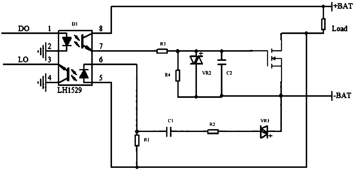 MOSFET digital output circuit